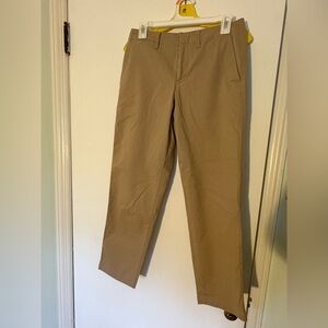 Lands End Women's Khaki Cotton‎ Pants Sz 4 Interview Office Preppy